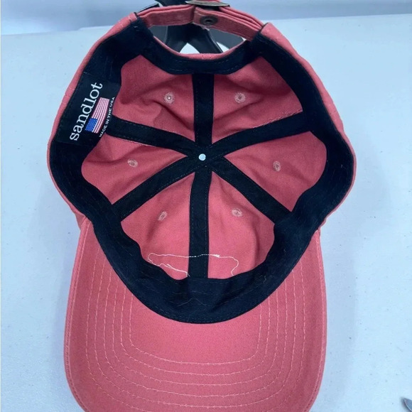 Bird Fight Golf & Sandlot Goods Battle Cannon rust-red dad hat - Picture 6 of 6